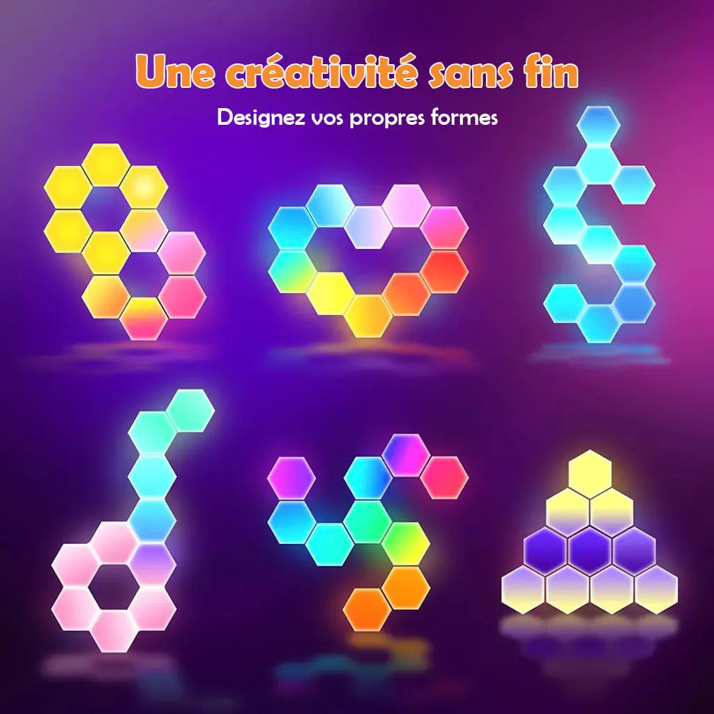 Hexagon light - KAZAHEX Lumière hexagonale kazaled