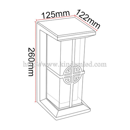 Applique murale extérieure LED KAZAJAP B31 – 12 W – vue 6