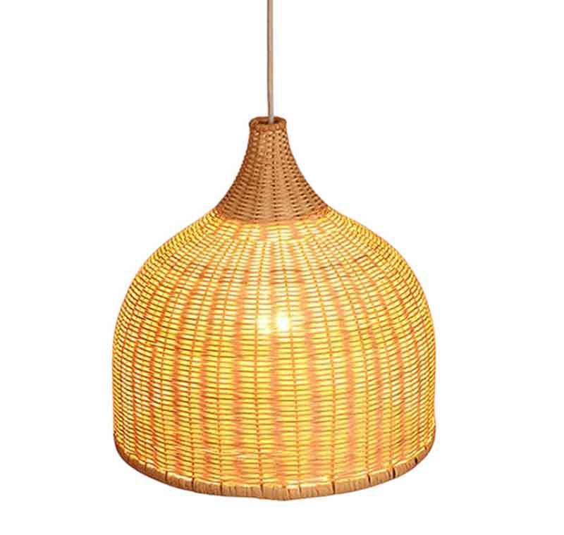 Suspension KAZARAMEN – bambou, E27 – vue 1