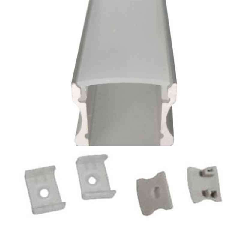 Profilé aluminium pour ruban LED KD-LSP17/25-14.5 – en saillie, encastrable – vue 3