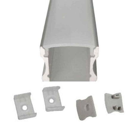 Profilé aluminium pour ruban LED KD-LSP17/25-14.5 – en saillie, encastrable – vue 3