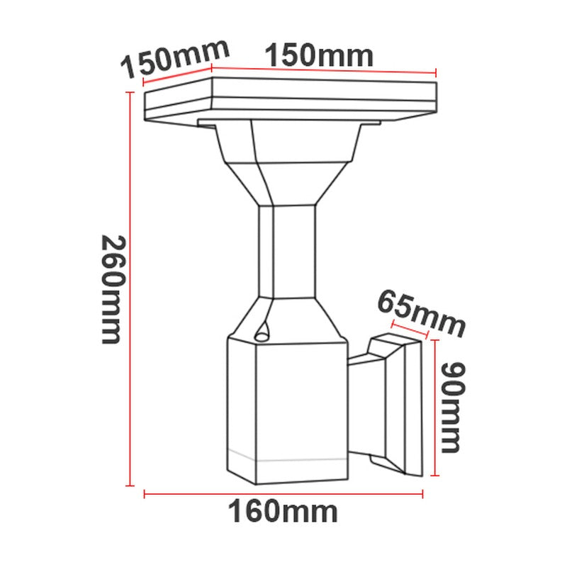 Applique murale extérieure KAZATOWER Carré – carrée, 12 W – vue 5