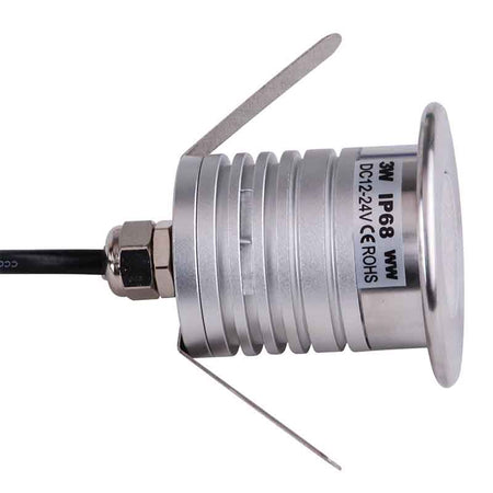 Spot encastré au sol LED KAZAUND DMX10 – IP68, 3 W, 12-24 V – vue 4