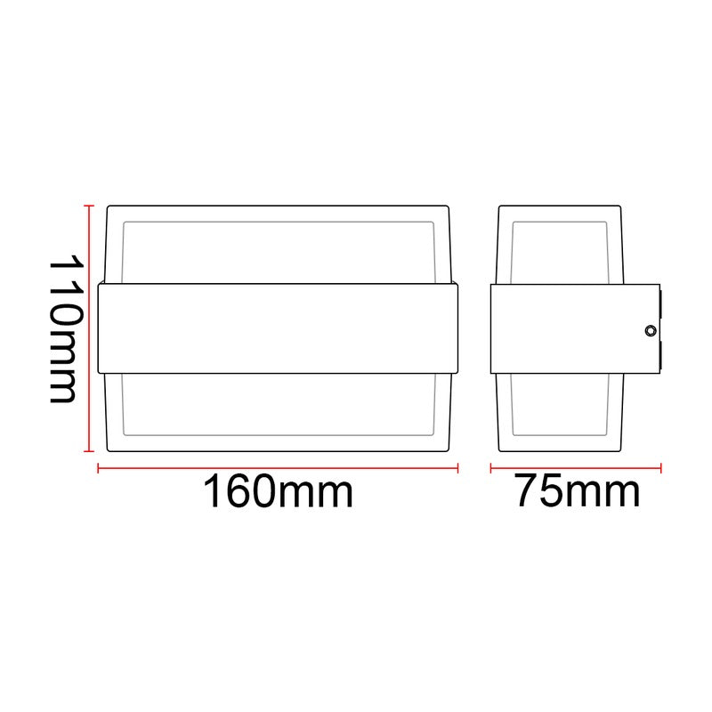 Applique murale extérieure LED KAZACOP G21 – 6 W – vue 5