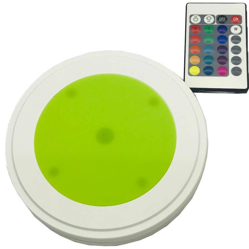 Ampoule LED de piscine solaire multicolore – télécommande IR, 26 modes – vue 1