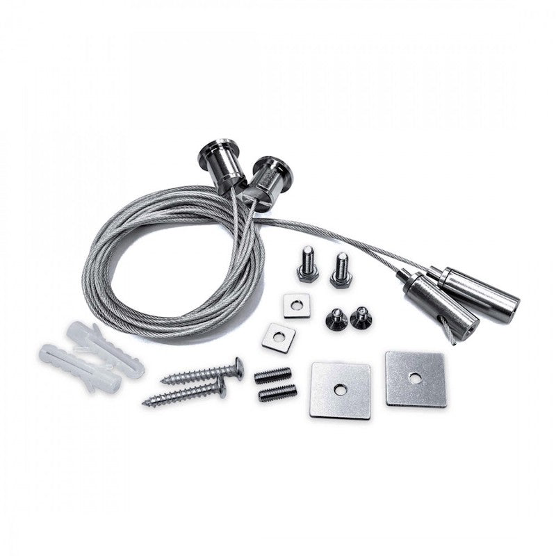 Fixation suspendue 2 filins – vue 1