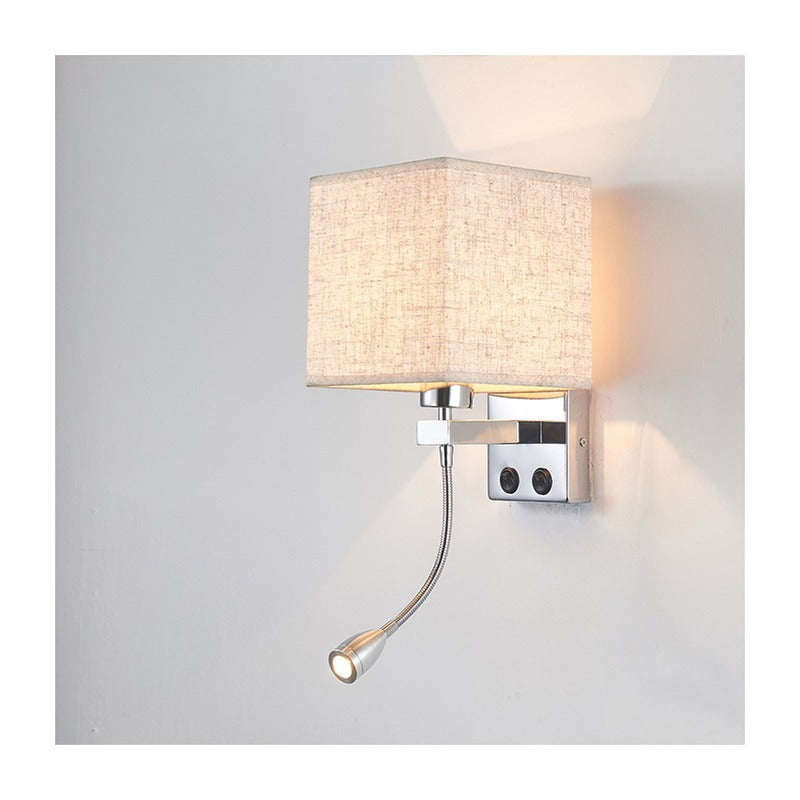 Liseuse E27 KAZABOXLIS ALUK30 – avec abat-jour, USB – vue 4