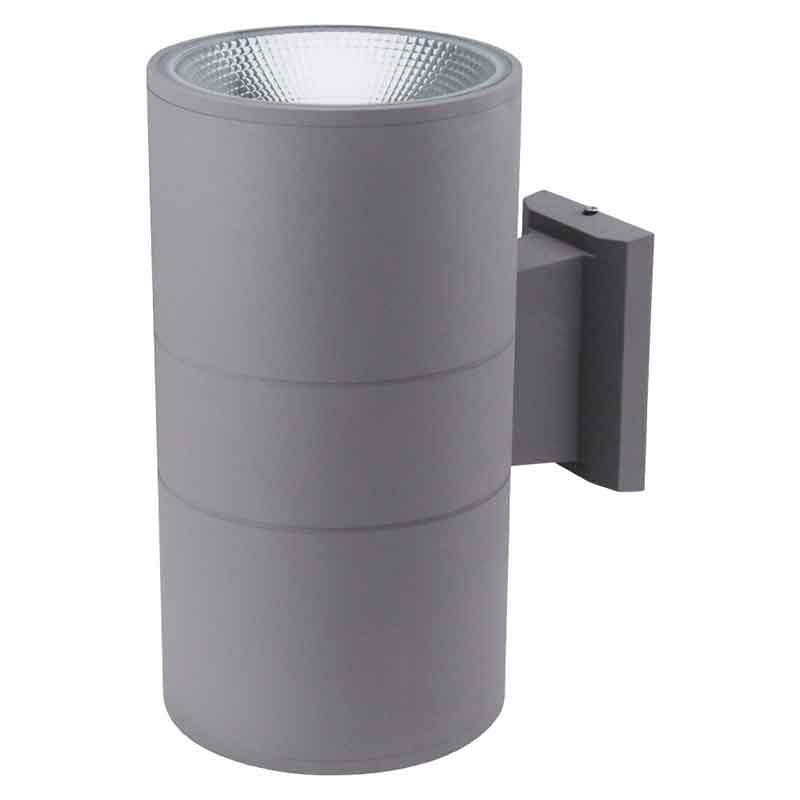 Applique murale extérieure LED KAZADUCT R DH COB – ronde, double éclairage – vue 1
