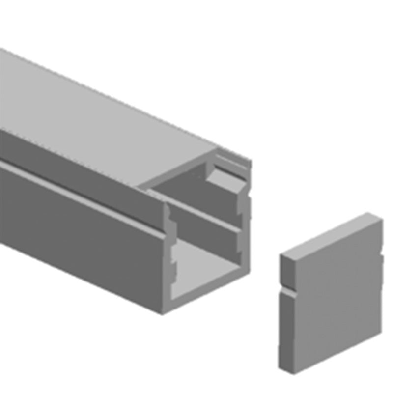 Profilé aluminium pour ruban LED LSP10-10 – vue 1