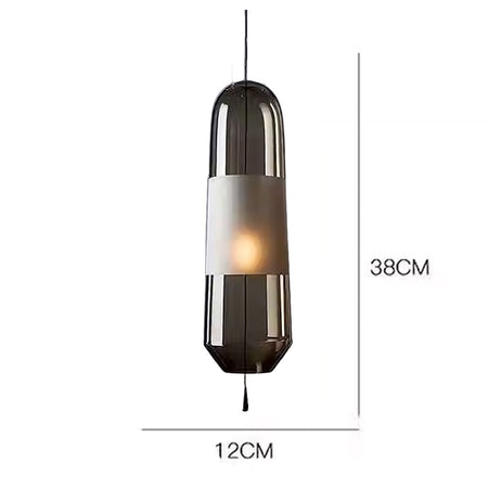 Suspension KAZAURELIA – verre, E27 – vue 5