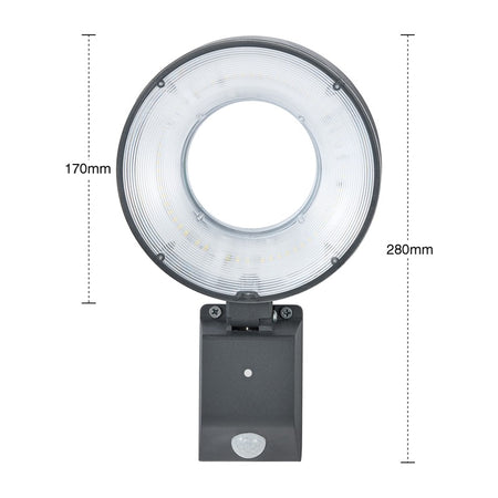 Applique murale solaire KAZAWEN – détecteur de mouvement, 20 W – vue 2