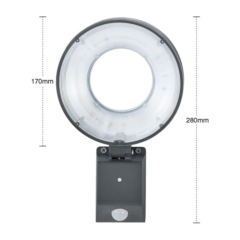 Applique murale solaire KAZAWEN – détecteur de mouvement, 20 W – vue 2