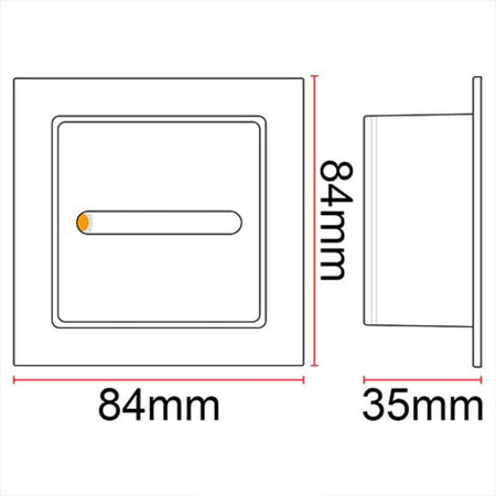 Spot d'escalier encastrable extérieur KAZASTEP LSL19IP18 – 3 W – vue 5
