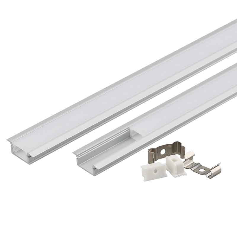 Profilé aluminium pour ruban LED LSP19/28-10 – en saillie, encastrable – vue 6