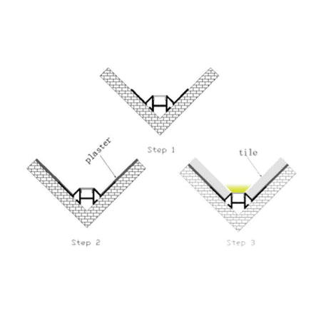 Profilé aluminium pour ruban LED LSP59-23 – vue 2