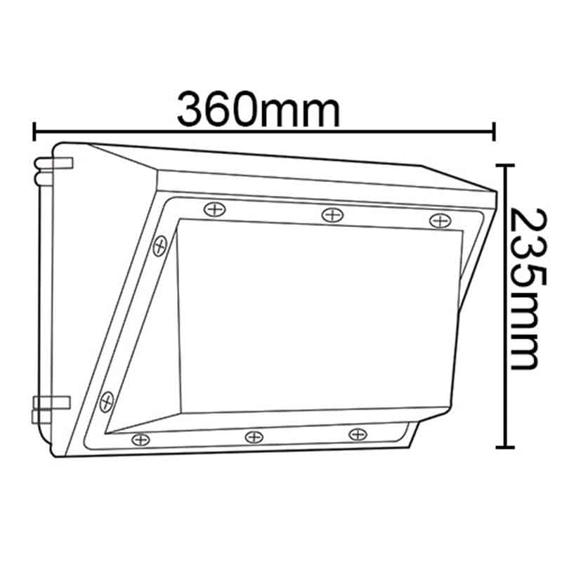 Applique murale extérieure LED KAZAWAY – vue 4
