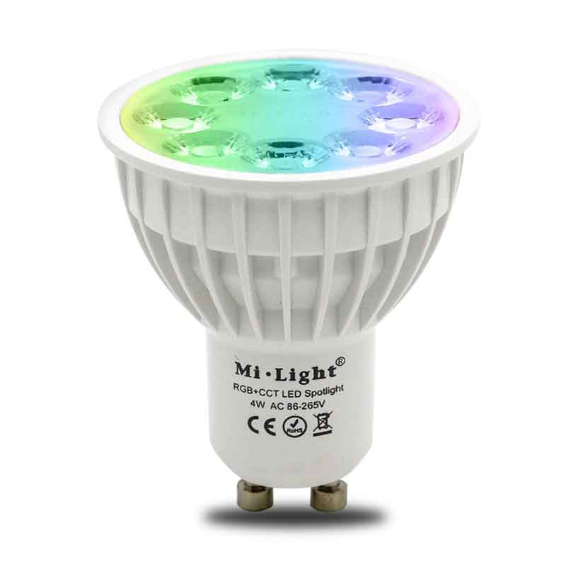 Ampoule LED GU10 ou MR16 KAZASPOT RGB/CCT – multicolore, 4 W – vue 1