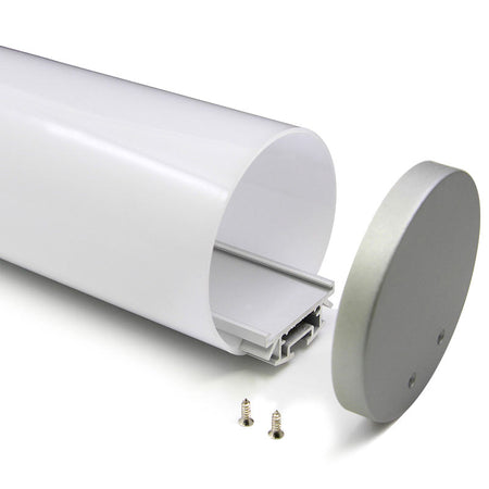 Profilé aluminium pour ruban LED LSP60/120-60/120 – vue 1