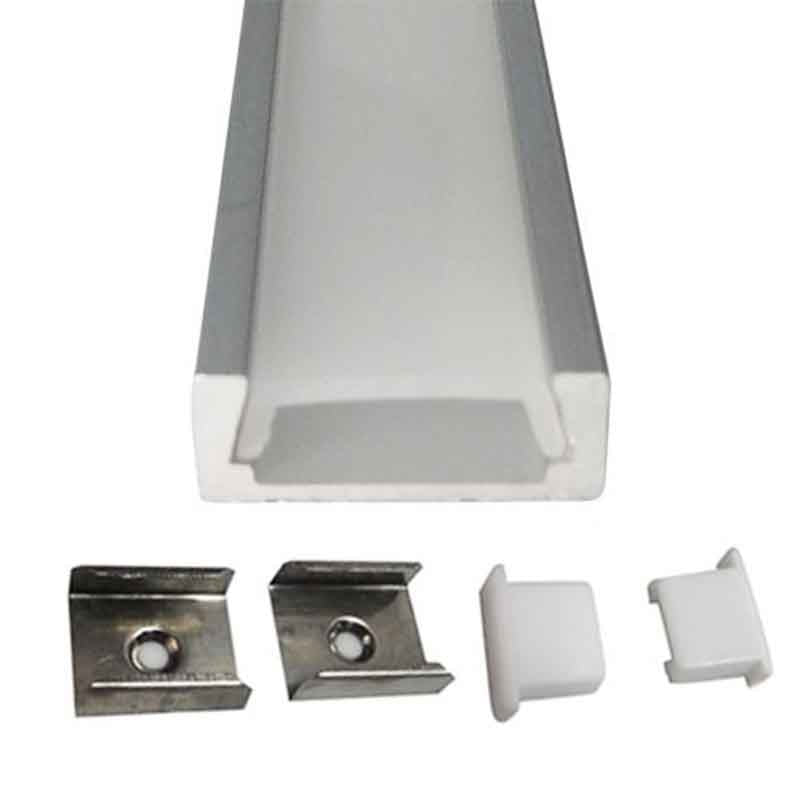 Profilé aluminium pour ruban LED LSP16-06 – vue 1