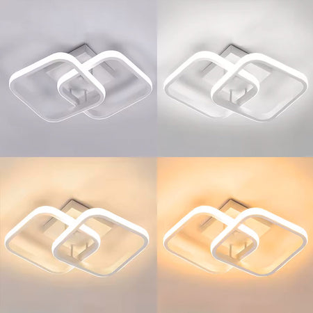 Plafonnier LED KAZARING P1 S – carré, dimmable, 26 W – vue 3