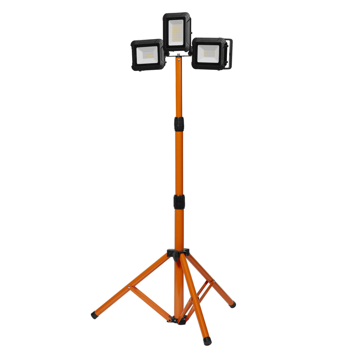 Lampe de travail LED – sur trépied, rechargeable, 30 W + 2 x 5 W – vue 1