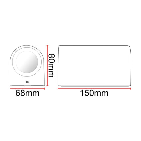 Applique murale extérieure KAZATUN REC DH – double éclairage, GU10 – vue 4