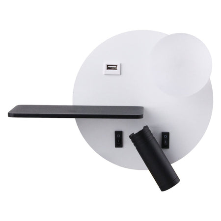 Liseuse murale LED KAZABED ALUK11 – USB, 8 W – vue 1