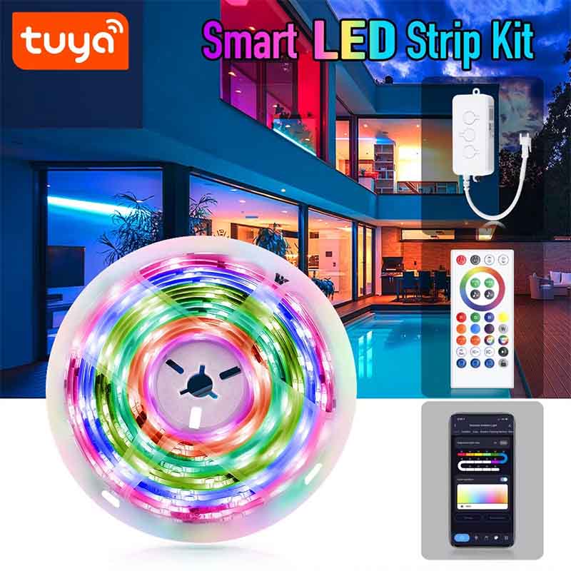 Kit ruban LED KAZASTRIP Magic RGB – multicolore RGB, connecté Tuya – vue 2