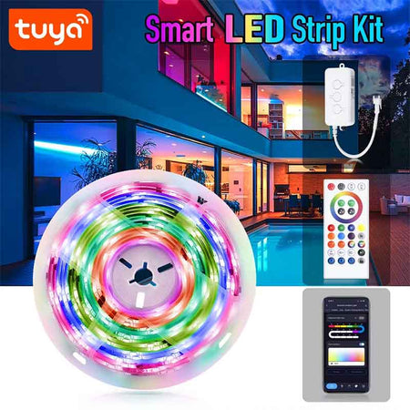 Kit ruban LED KAZASTRIP Magic RGB – multicolore RGB, connecté Tuya – vue 2