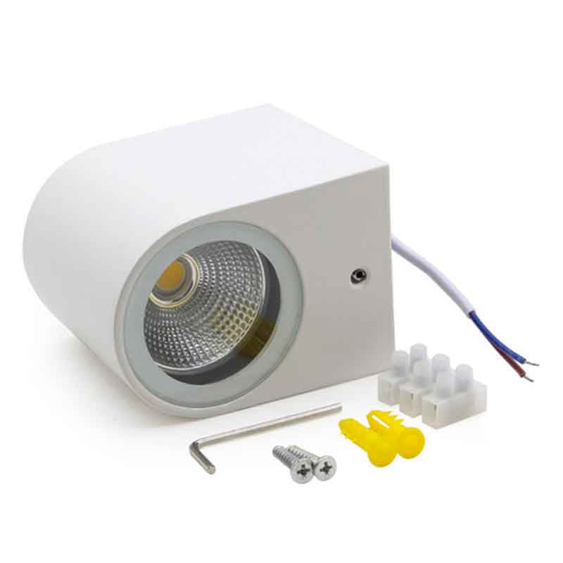 Applique murale extérieure LED KAZATUN CYL SH – éclairage simple, 5 W – vue 3
