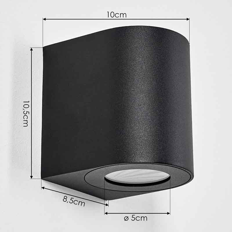 Applique murale extérieure KAZATUN CYL DH – double éclairage, GU10 – vue 6