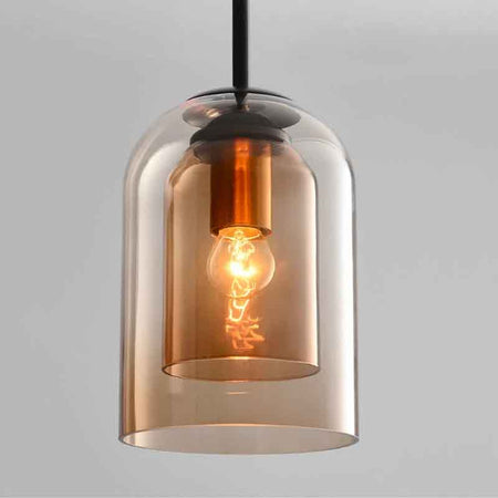 Suspension KAZABELL – verre, E27 – vue 5