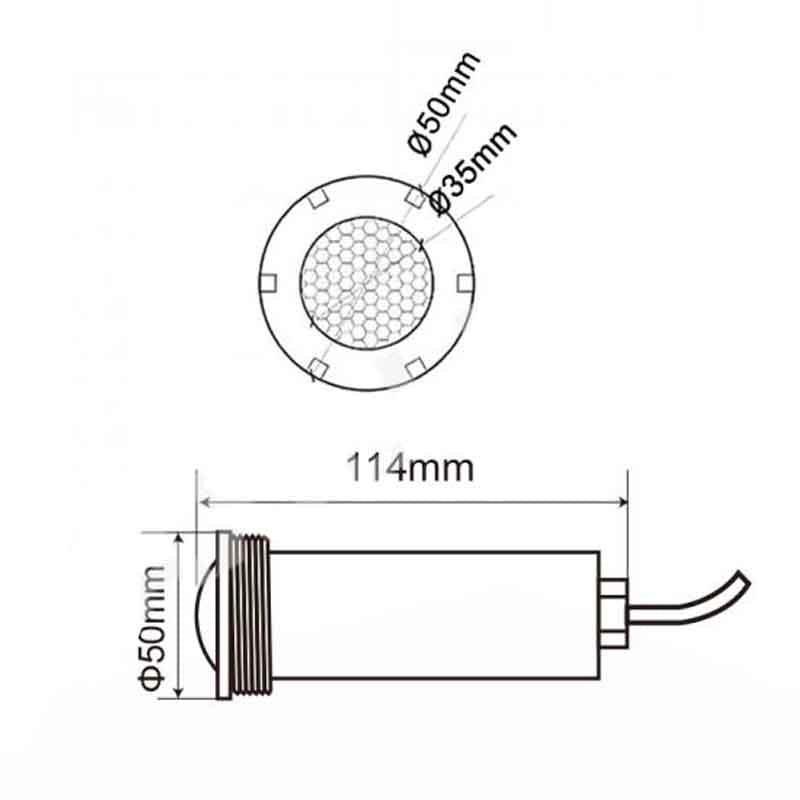 Ampoule LED de piscine KAZAPOOL DL1003 – 6 W, 12 V – vue 5