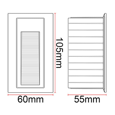 Spot d'escalier encastrable extérieur KAZASTEP LSL19IP25V – 3 W – vue 5