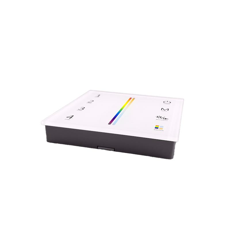 Commande murale RF 2,4 G T – 86 × 86 mm, portée 30 m – vue 1