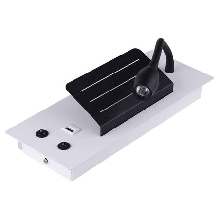 Liseuse murale LED KAZABED ALUK01 – USB, 10 W – vue 4