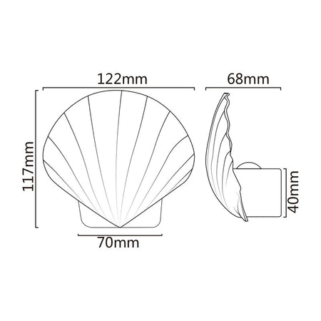 Applique murale extérieure LED KAZASHELL IP65A22 – 3 W – vue 5
