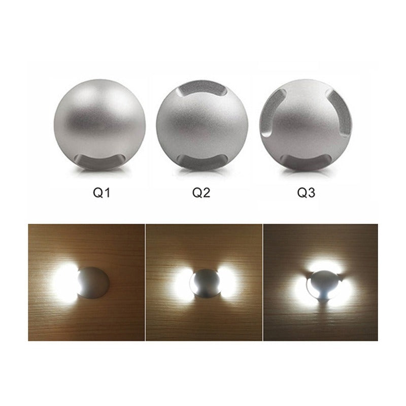 Spot encastré au sol LED KAZAUND DMX08A – IP67, 3 W, 12-24 V – vue 5
