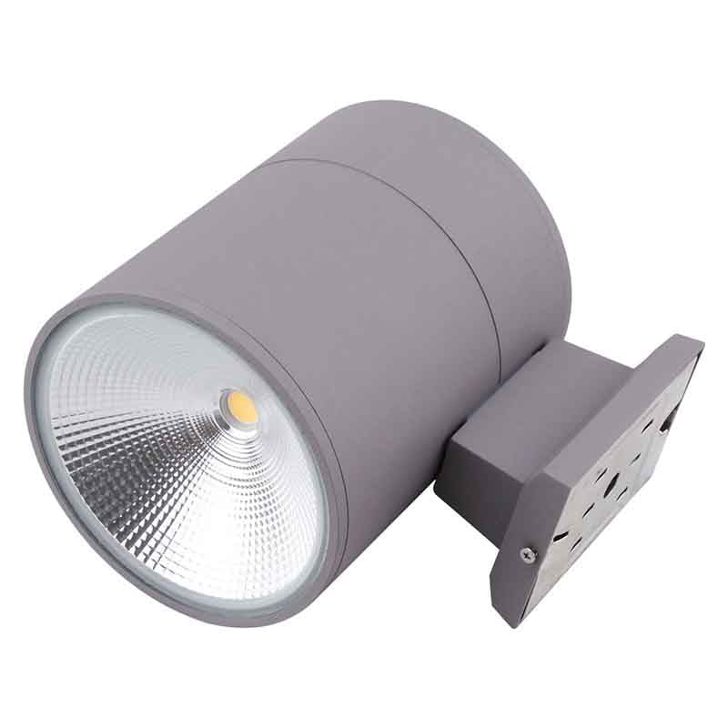 Applique murale extérieure LED KAZADUCT R SH COB – ronde, éclairage simple – vue 2
