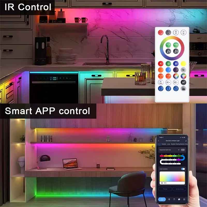 Kit ruban LED KAZASTRIP Magic RGB – multicolore RGB, connecté Tuya – vue 4