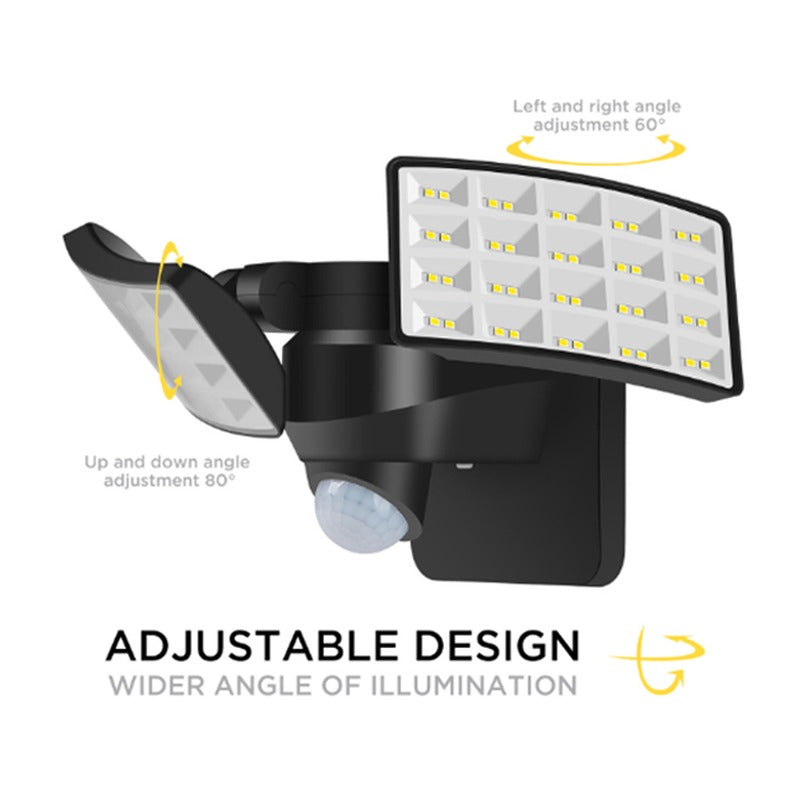 Applique murale solaire KAZATWIN L04 – détecteur de mouvement, 12 W – vue 2