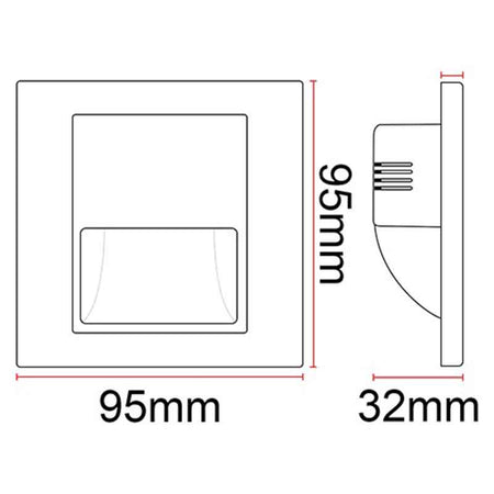 Spot d'escalier encastrable intérieur KAZASTEP LSL1701A – 1,5 W – vue 5