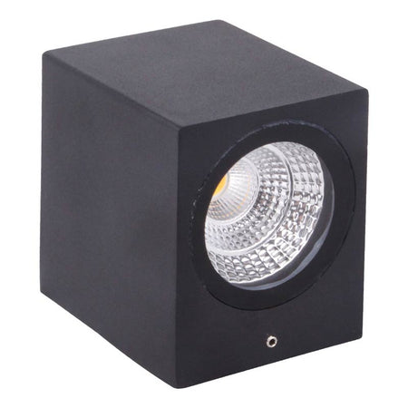 Applique murale extérieure LED KAZATUN REC SH – éclairage simple, 5 W – vue 1