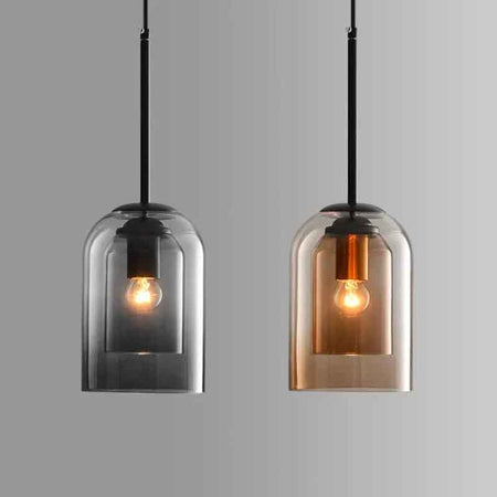 Suspension KAZABELL – verre, E27 – vue 3