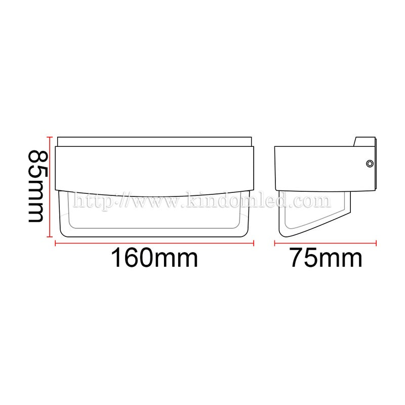 Applique murale extérieure LED KAZACOP G03 – 3 W – vue 5