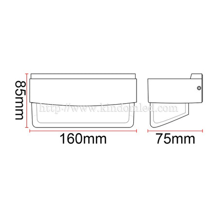 Applique murale extérieure LED KAZACOP G03 – 3 W – vue 5