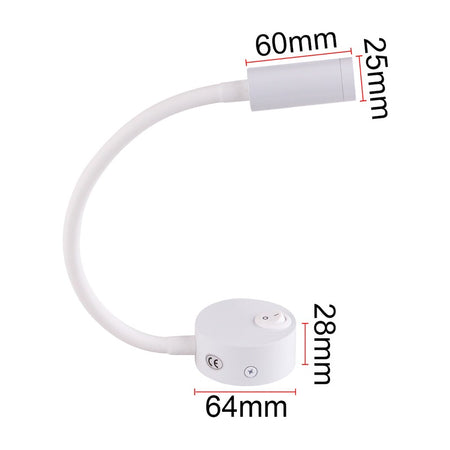 Liseuse murale LED KAZABED RL01A – 3 W – vue 4