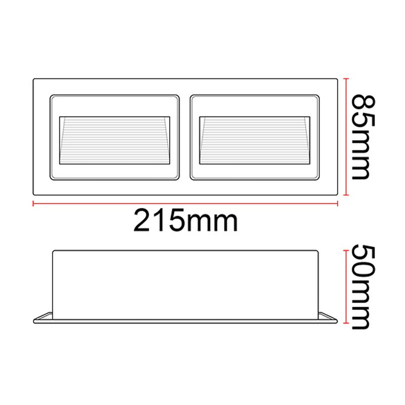 Spot d'escalier encastrable extérieur KAZASTEP LSL19IP23H – 6 W – vue 5