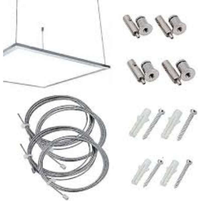 Fixation suspendue pour dalle LED – vue 1