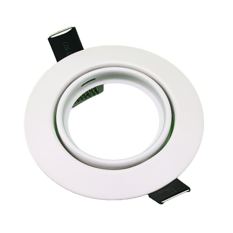 Collerette ronde SLF124 pour spot GU10 – Ø 90 mm – vue 1